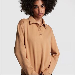 VICTORIAS SECRET VS PINK EVERYDAY FLEECE RELAXED SWEATSHIRT MEDIUM